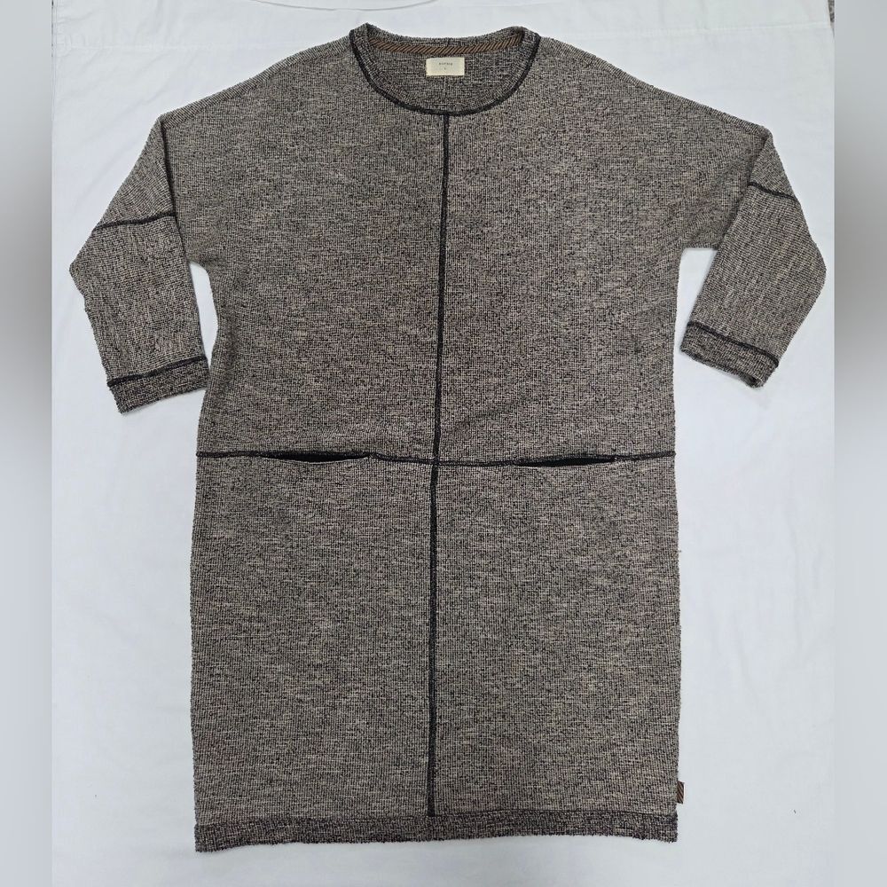 Billy Reid Edie Tweed Shift Dress L